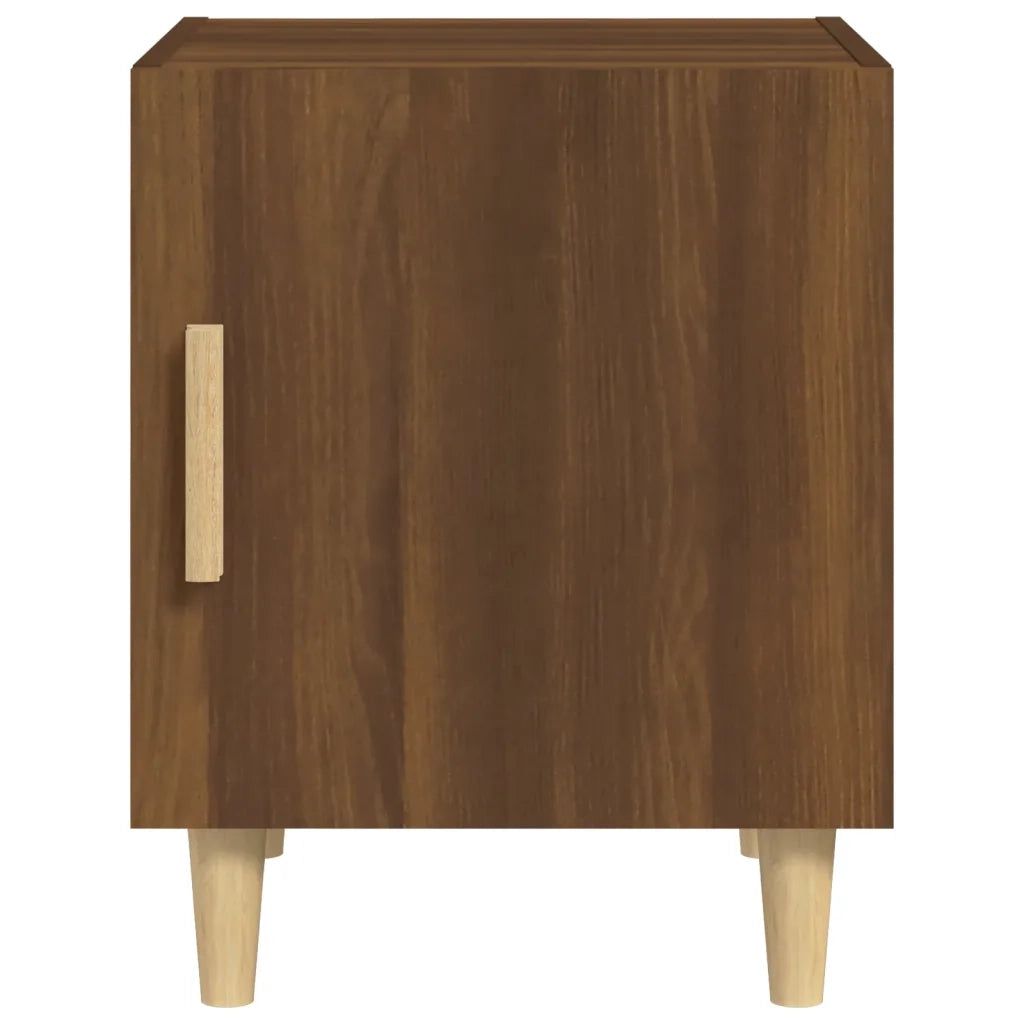 Comodino Rovere Marrone in Legno Multistrato 817313