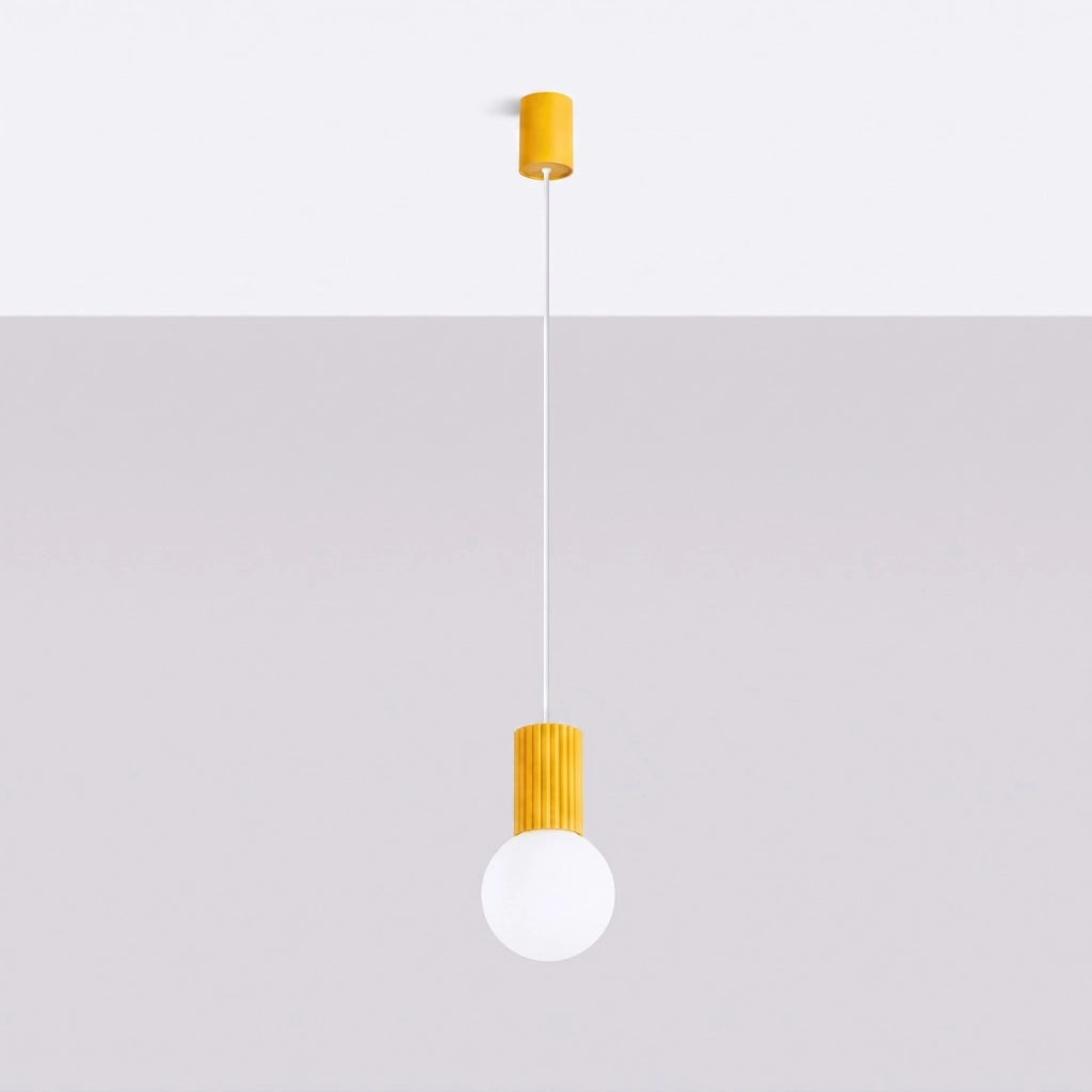 Lampada a sospensione HALO 1 giallo