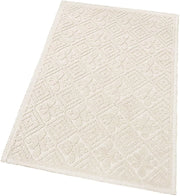 Tappeto Camera Scendiletto Bagno 60x135 cm Puro Cotone Lavabile Elegante Assorbente