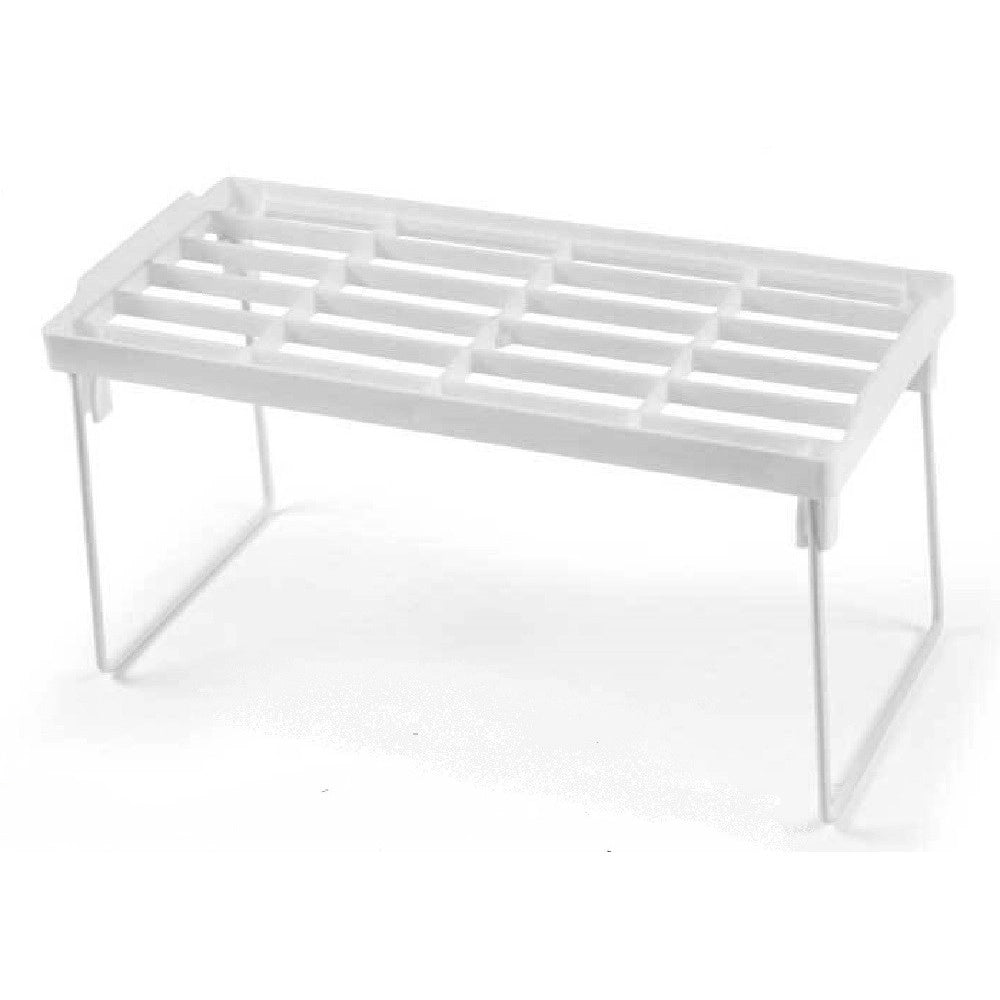Trade Shop - Mensola Salvaspazio Organizer Cucina Armadio Cassetti Bianca 30x14x16cm 839184 -