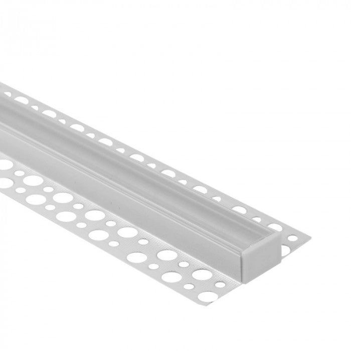 Profilo GNS01 LED superficie bianco diffusore trasparente 1m