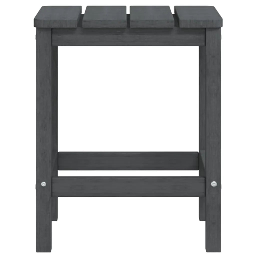 Sedia da Giardino con Tavolo Adirondack in HDPE Nero cod mxl 6755