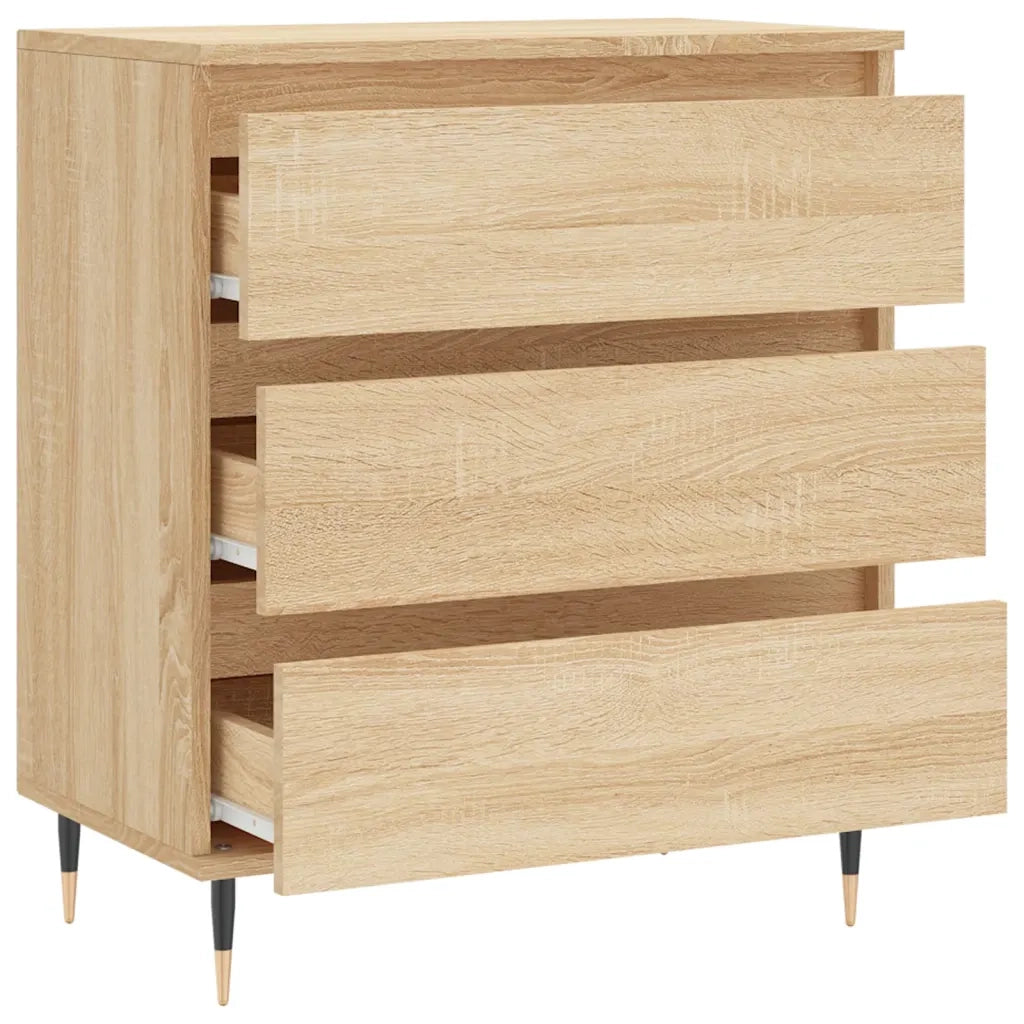 Credenza Rovere Sonoma 60x35x70 cm in Legno Multistrato 827175