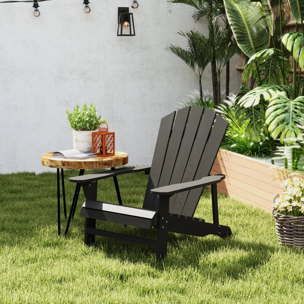 Sedia Adirondack ¨C zephmum ¨C Legno, Giardino, 89x101x97 cm