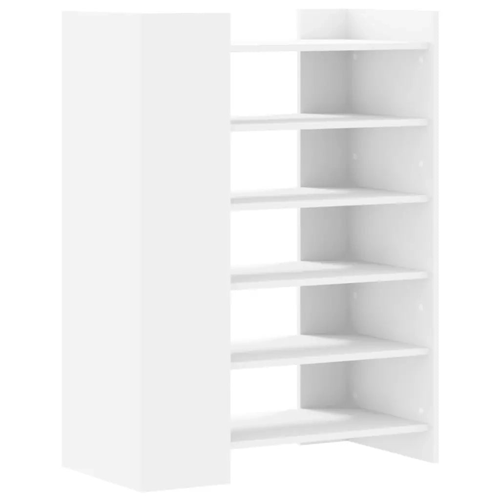 Scarpiera Bianca 74,5x37,5x100 cm in Legno Multistrato 848430