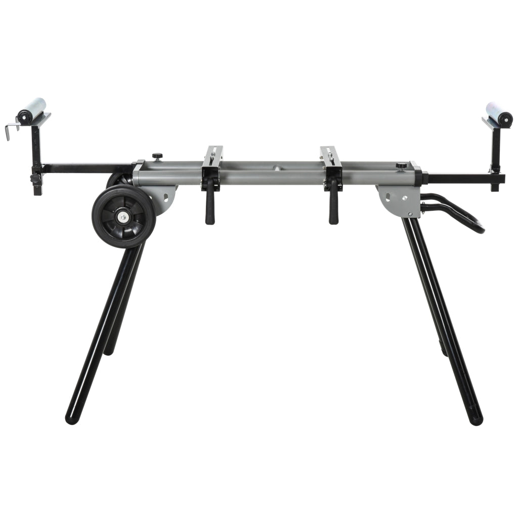 Supporto Universale per Sega Circolare ¨C zephmum ¨C 123,5-245x73x96 cm Nero