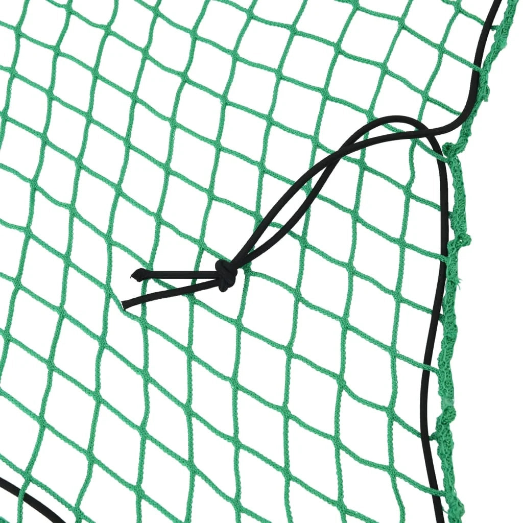 Rete per protezione rimorchio ancoraggio portapacchi con corda elastica 3 x 3 m PP verde 02_0042199