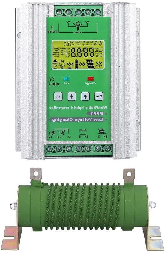 Controllore ibrido solare e eolico per batterie a zucchero di litio, MPPT Boost regolatore di carica