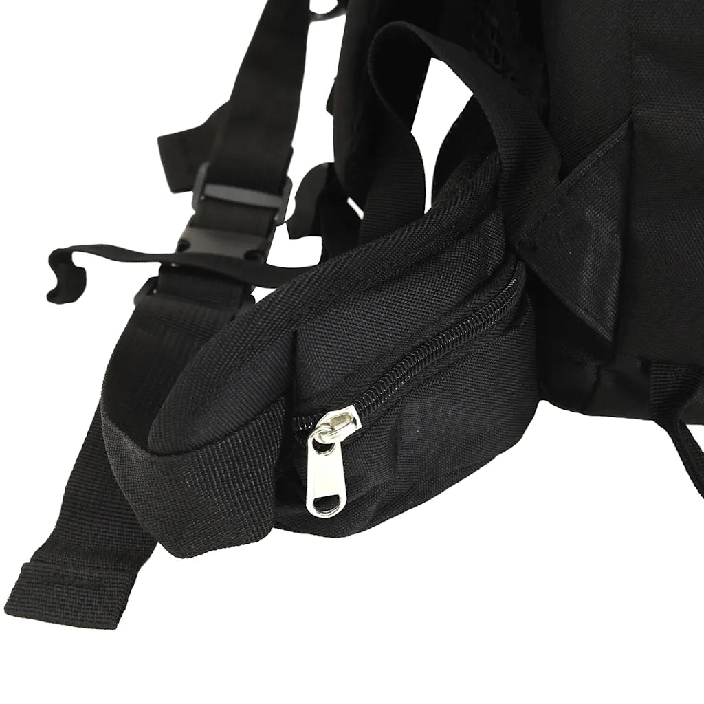 Zaino da Trekking Nero 80 L in Tessuto Oxford CFW2283915