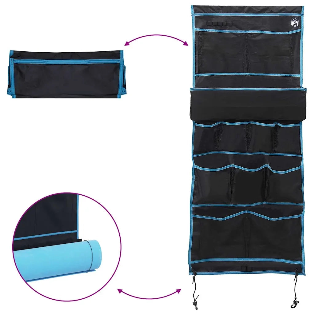 Sacchetto per Stoccaggio Nero e Blu 161 x 58,5 cm Oxford CFW9563066