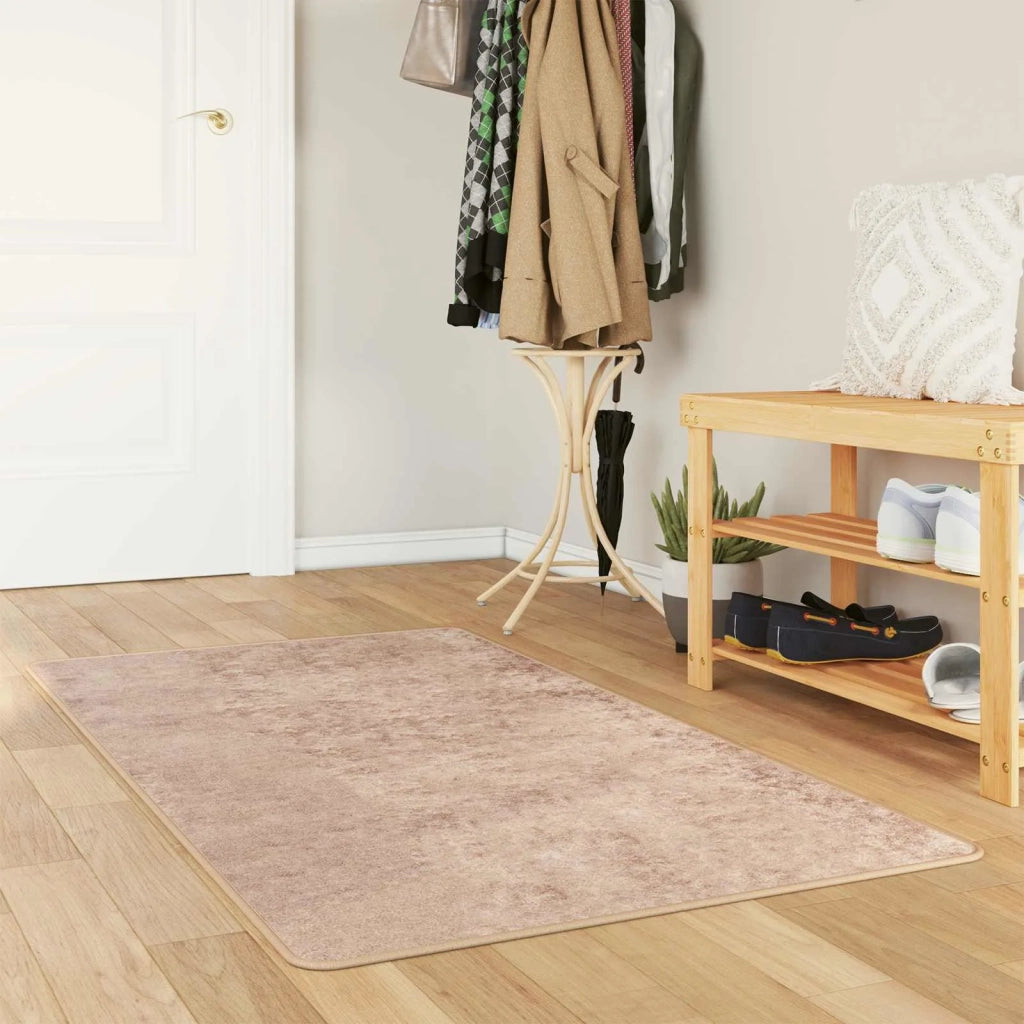 Runner Tappeto MARSA Sabbia 80 x 200 cm Poliestere e PVC