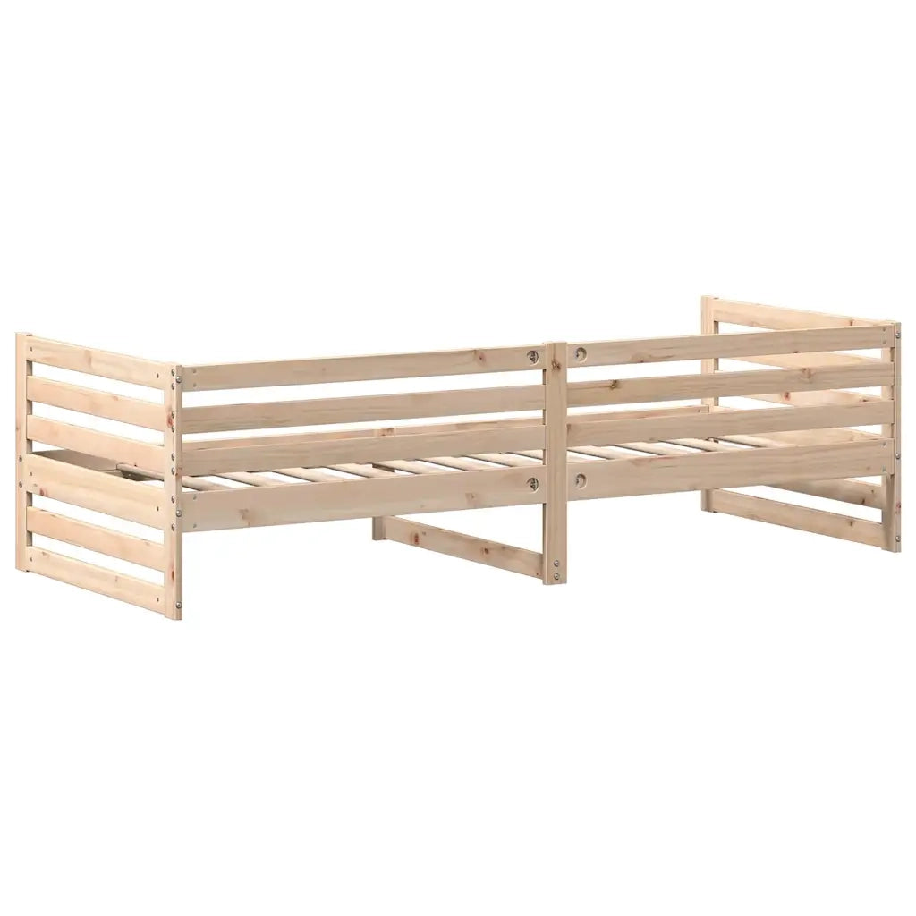 Lettino da giorno senza Materasso 80x200 cm in Legno Massello di Pino 868197