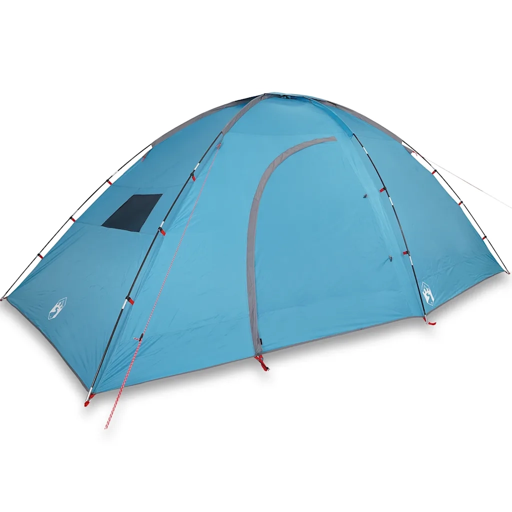 Tenda da Campeggio per 8 Persone-Tenda per Famiglie Blu Impermeabile