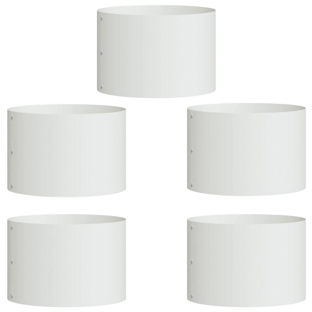 Vasi Ceramici Bianchi Bianco Ceramica 30 cm di diametro