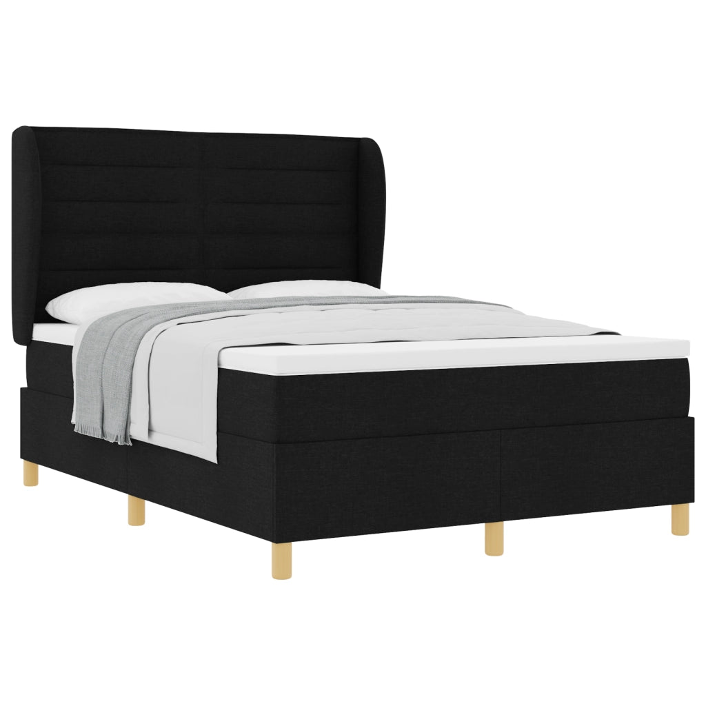 Letto con Materasso Black 140x190 cm Tessuto
