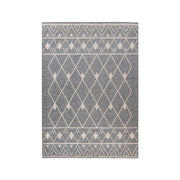 Tappeto moderno Rhombus 325 a pelo corto grigio e beige