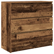 Credenza | Madia | Buffet da pranzo | Armadio da pranzo Legno Antico 80x35x76 cm in Legno Multistrato