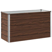 Letto rialzato da giardino Nero 100 x 40 x 55 cm 8006231