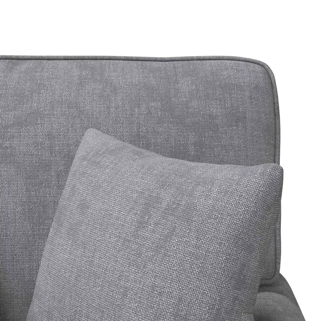 Chaise Longe con Gonna Grigio Chiaro 157 x 91 x 91 cm ARES 42022957