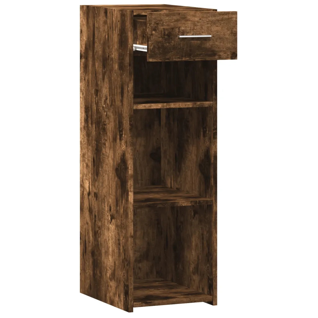 Credenza | Madia | Buffet da pranzo | Armadio da pranzo Rovere Fumo 30x42,5x93 cm in Legno Multistrato