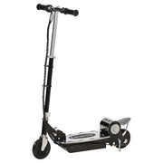 EasyComfort Monopattino Pieghevole per Bambini 7-12 Anni da 120W con Freno e Cavalletto, 75x37x98 cm, Nero