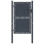 Cancello da Giardino in Acciaio 100x125 cm Antracite cod mxl 51971