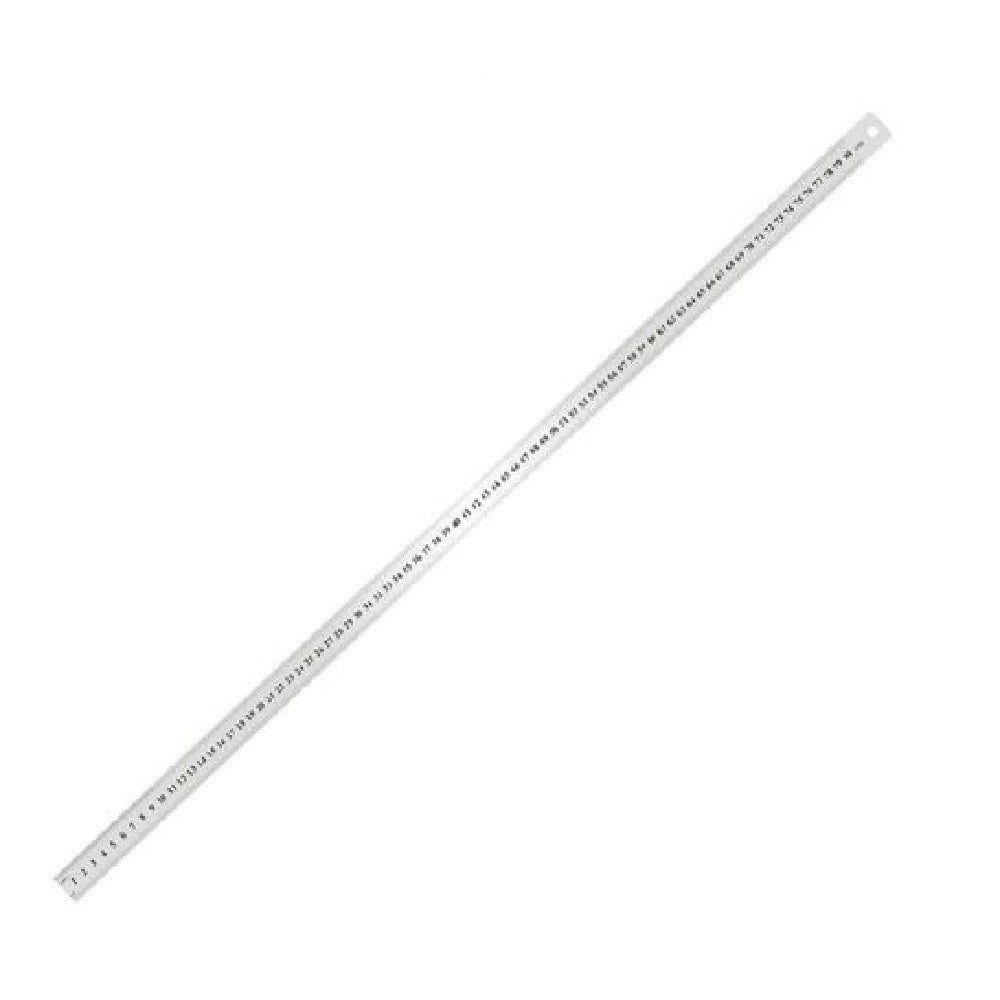 Trade Shop - Righello Metro In Acciaio Inox Metallo 1mm A 80cm Riga Segnatura Cm Inch 97766 -