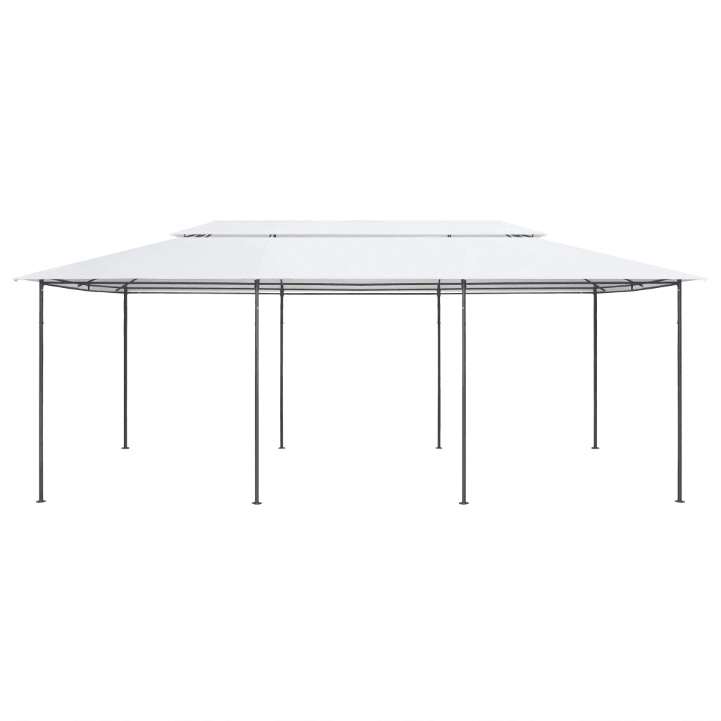 Gazebo 600x298x270 cm Bianco 180g/m² 310072