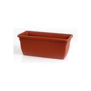 Stefanplast Vaso in Plastica Medio Rettangolare Coccio 80X39 H.34