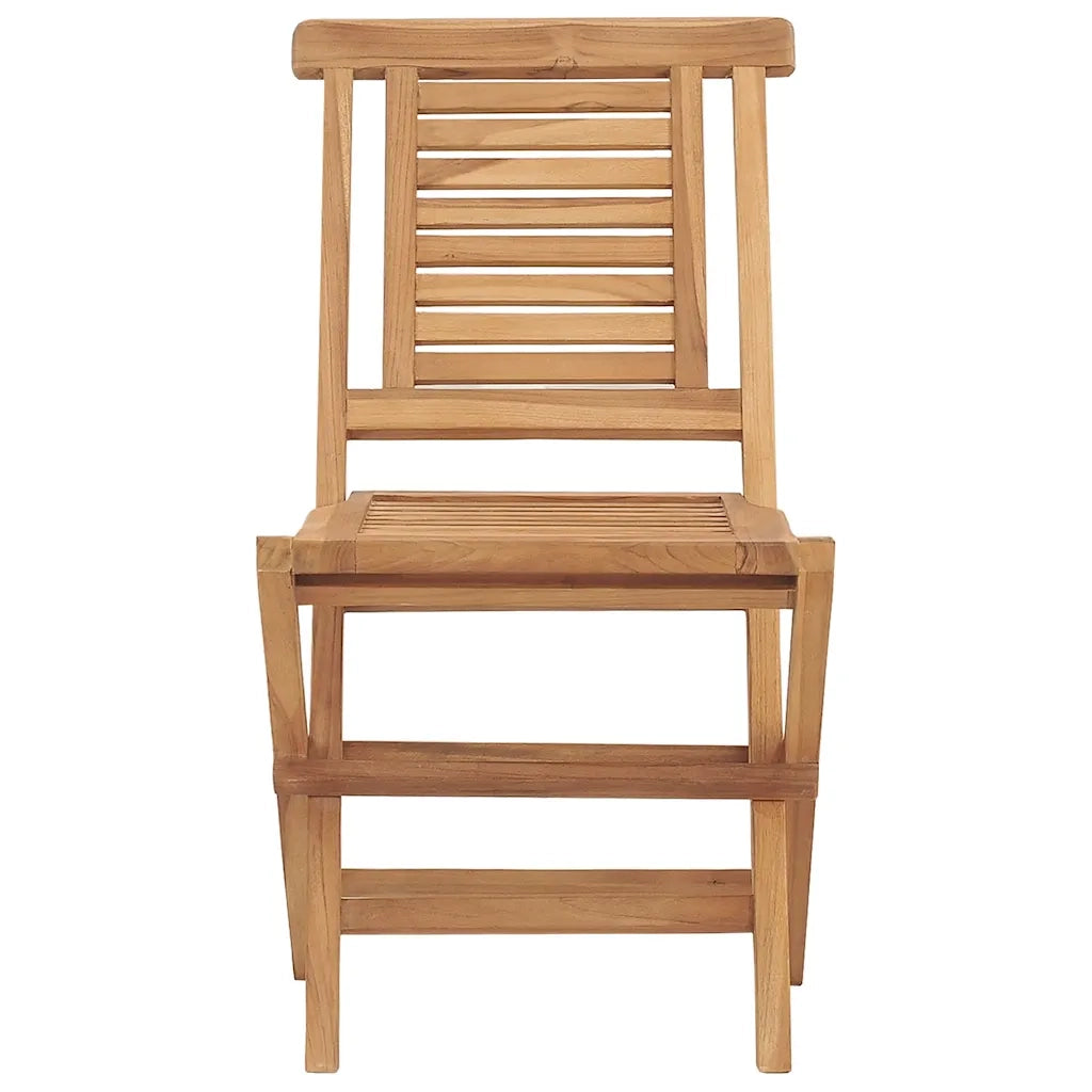 Sedie da Giardino Pieghevole 2pz 47x63x90cm Legno Massello Teak 362755