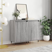 Credenze 2 pz Grigio Sonoma 40x35x70 cm in Legno Multistratocod mxl 104532