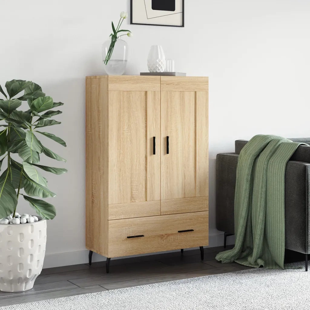 Credenza | Madia | Buffet da pranzo | Armadio da pranzo Rovere Sonoma 69,5x31x115 cm in Legno Multistrato