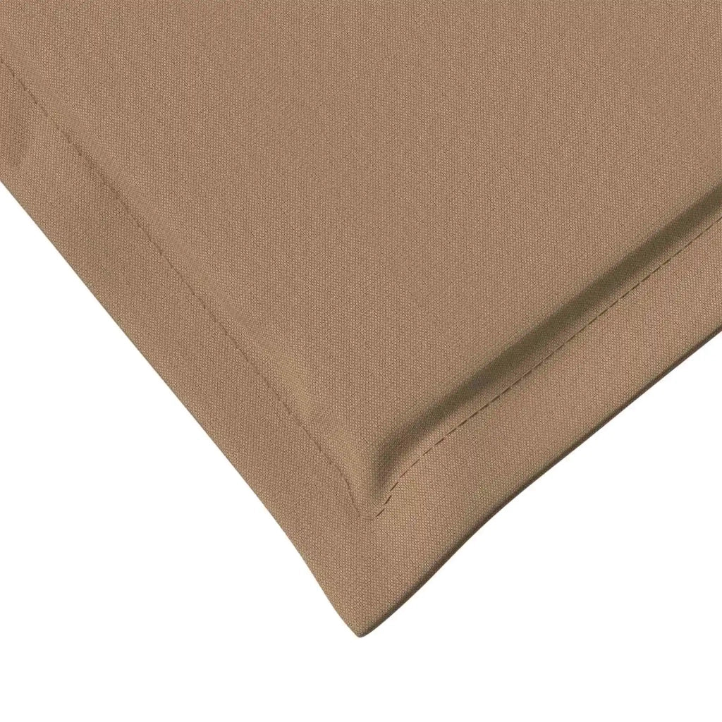Cuscini per Seduta e Schienale 2 pcs Tortora 47 x 45 x 2 cm