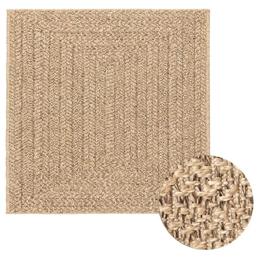 Tappeto ZIZUR 120x120 cm Aspetto Iuta per Interni ed Esterni 4006154