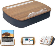 Seduta per laptop / Tavolo da gambe - Tavolo da gambe per seduta - Cuscino per laptop - Tray da lap - Scrivania da seduta - Grigio