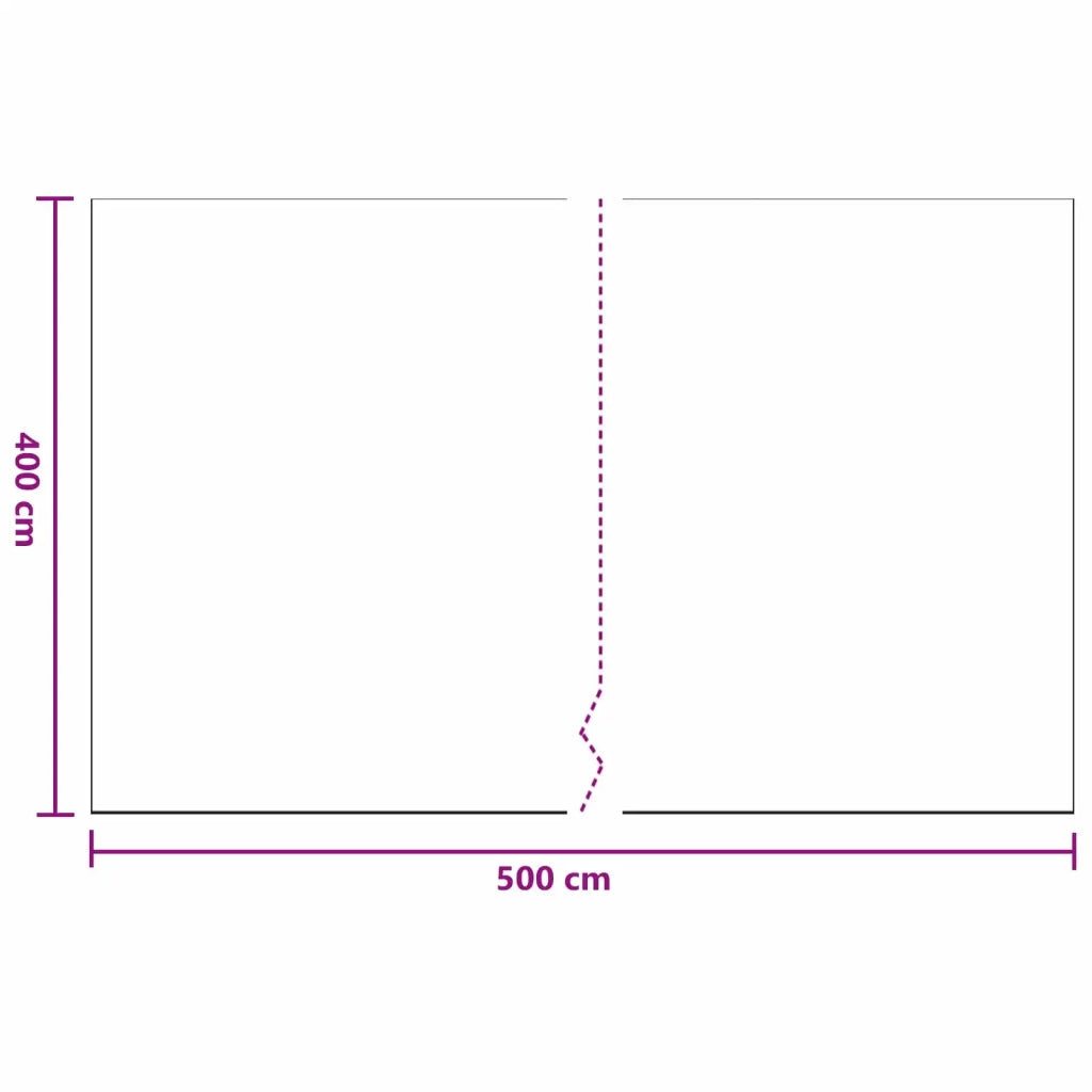 Foglio antipolvere 12 pz Trasparente 400 x 500 cm HDPE CFW6454591