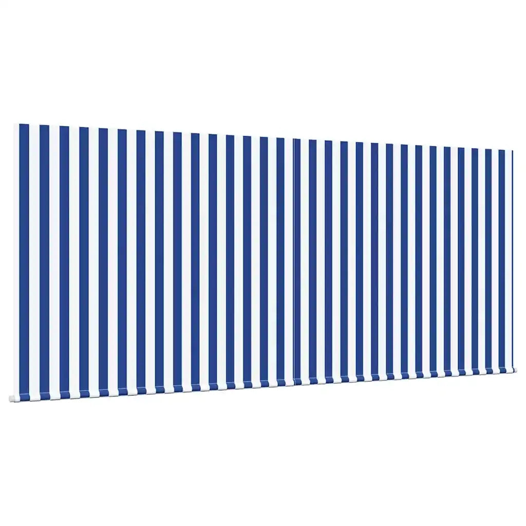 Tenda da Sole | Tenda Retrattile Blu e Bianco 300 x 200 cm