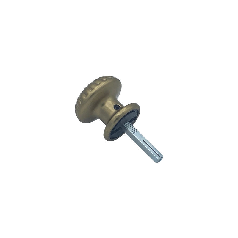 Maniglia su rosetta tonda SAGUATTI  211/60CQ in alluminio bronzo lucido