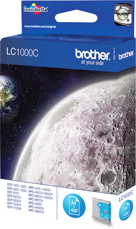 Brother LC1000C cartuccia d'inchiostro 1 pz Originale Ciano