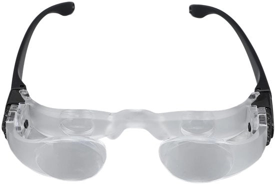 Vergorgeria da Pescatore 4x con Lente Telescopica - Filtro Polarizzatore - Nasale Regolabile - Visiera Telescopica - Disegno Ergonomico - Visore da Pescatore senza Mani