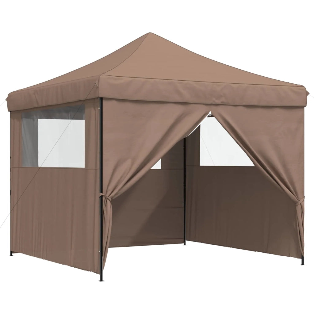 Tenda Party Marrone 292 x 292 x 315 cm Tessuto Oxford