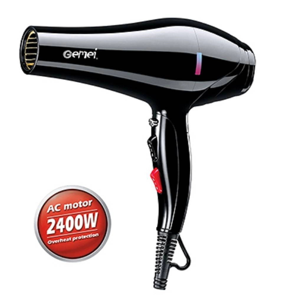 Trade Shop - Asciugacapelli Professionale Phon Gm1753 2400w 2 Velocita' Pulsante Vento Freddo -