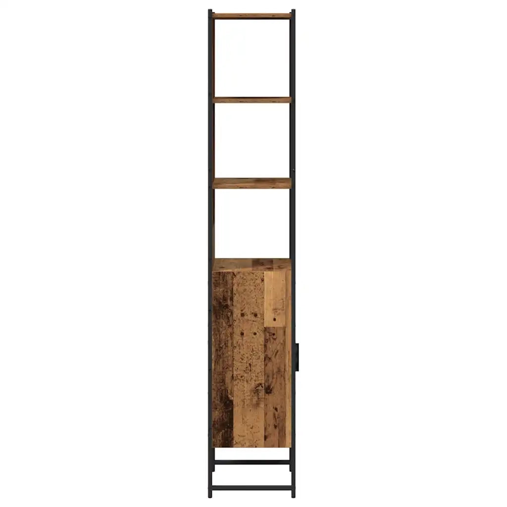 Mobile da Bagno con porta Legno vecchio 33 x 33 x 185,5 cm 862238
