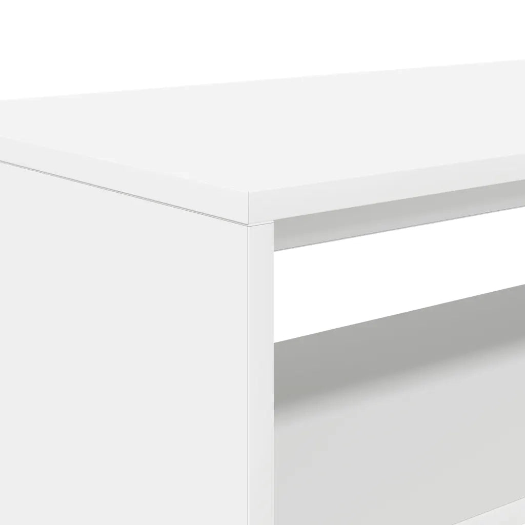 Mobile Porta TV Bianco 80x40x40 cm in Legno Multistrato