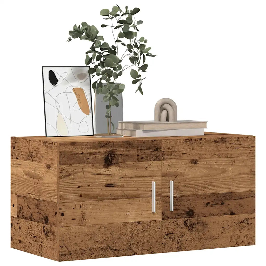 Pensile | Armadietto da Parete Legno Antico 80x39x40 cm in Truciolato