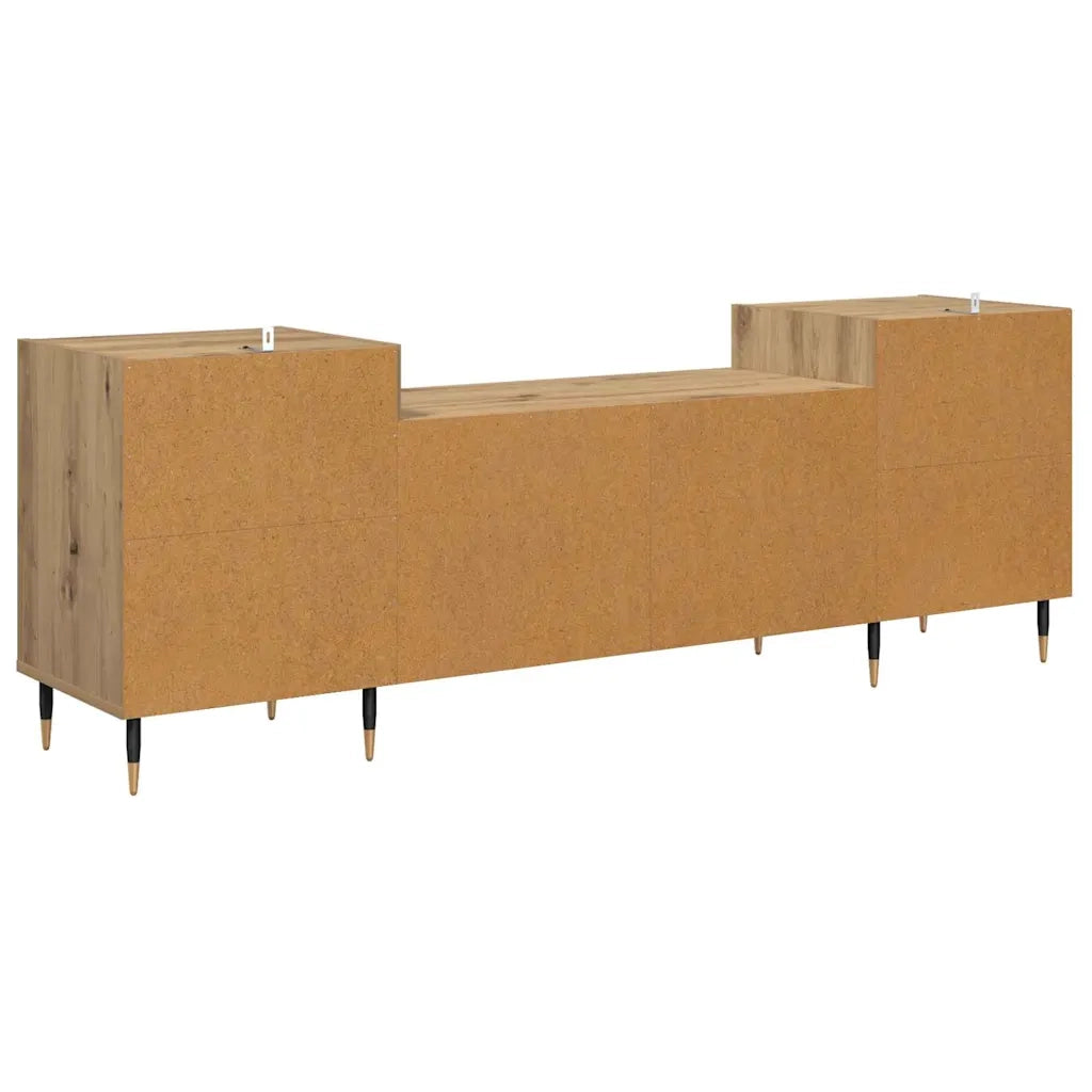 Mobile TV Rovere artigianale 160 x 35 x 55 cm Legno multistrato
