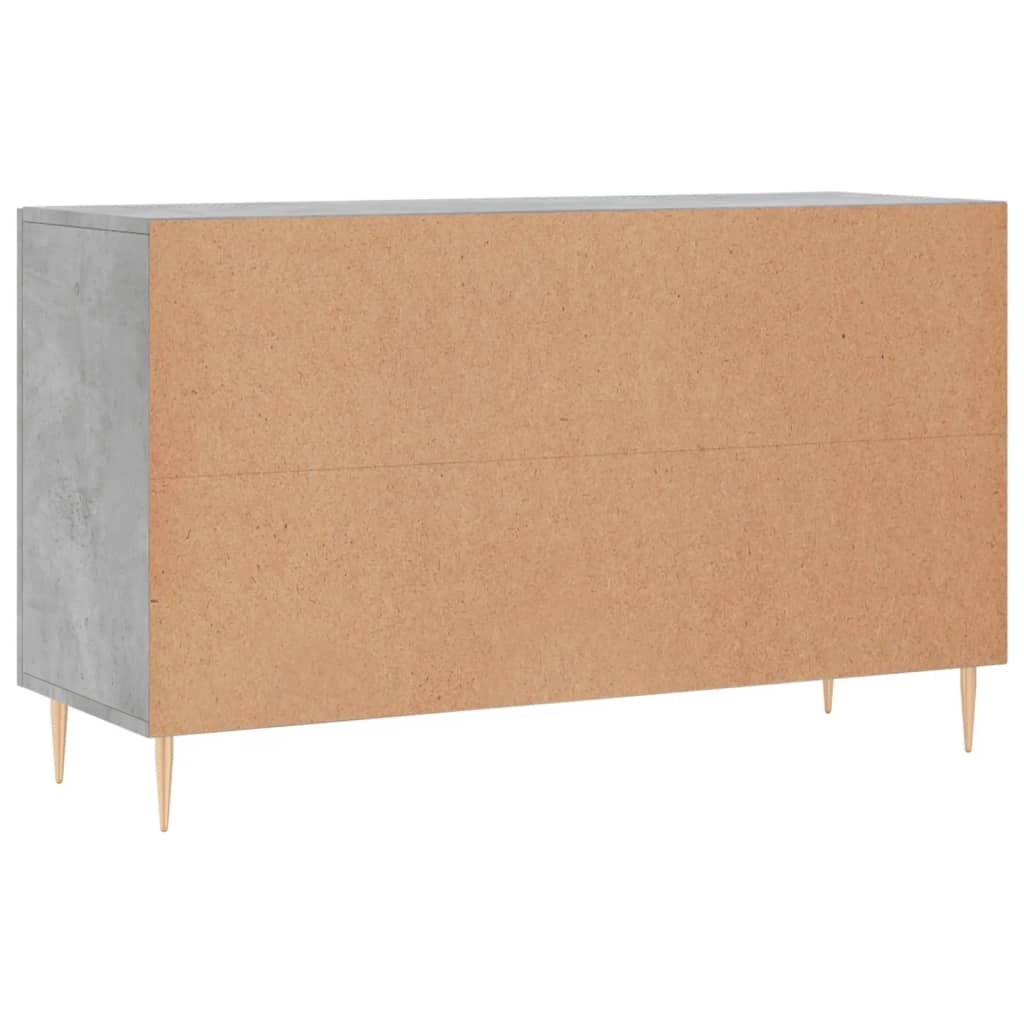 Buffet credenza cassettiera armadio mobile contenitore organizer per cucina soggiorno salotto 100 x 36 x 60 cm legno ingegnerizzato grigio 02_0031825