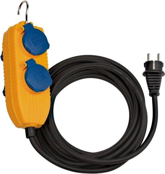 Cavo elettrico IP54 10m nero H07RN-F3G15 Single nero - Aggiungi Powerblock