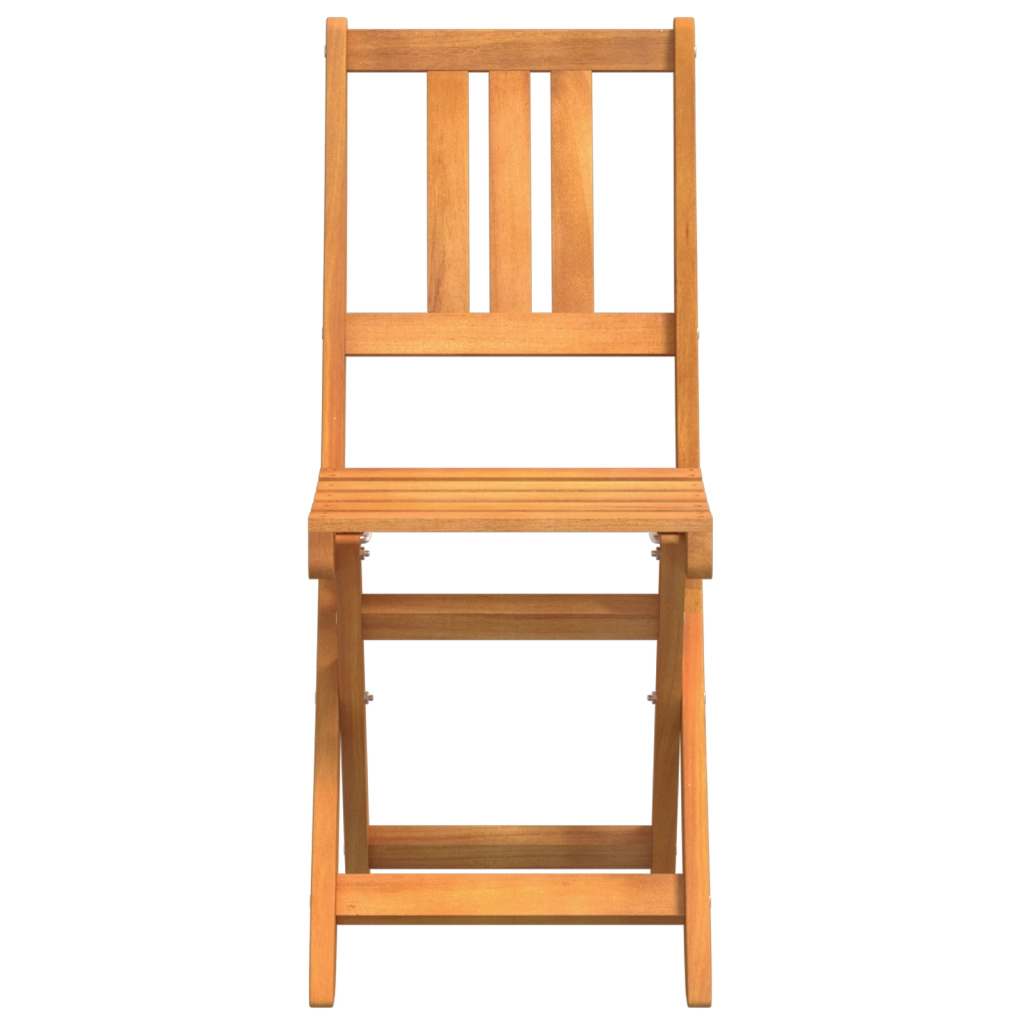 Sedie da Giardino Pieghevoli 6 pz 36x46x86 cm Legno Massello di Acacia