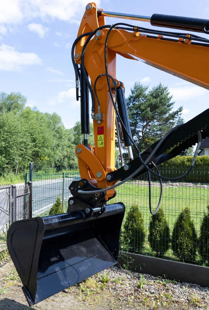 Benna da Scarpata 120 cm per Escavatori Fino a 4 Tonnellate – Costruzione in Acciaio, Verniciatura a Polvere